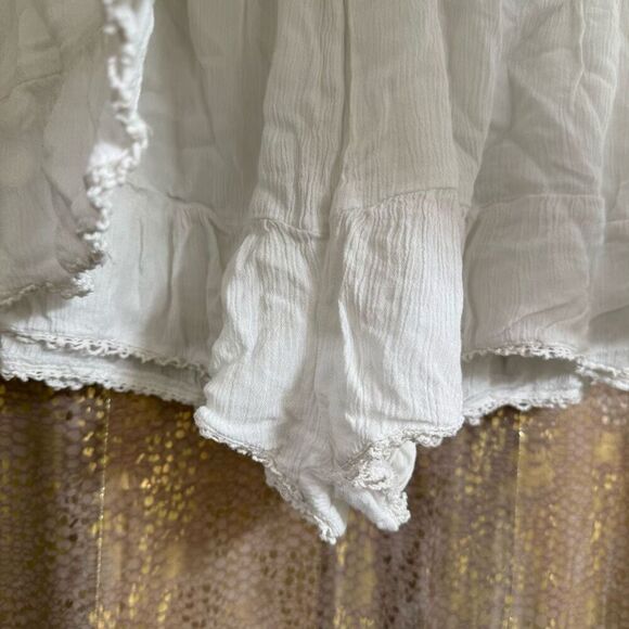 Aeropostale White High-Waisted Lace-Trim Flippy Skirt Skort XL - Picture 5 of 11